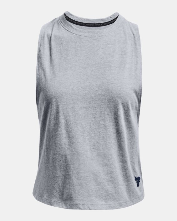 Women's Project Rock Show Me Work Tank in Gray image number 5